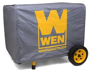 WEN 56406 Universal Weatherproof Medium Size Generator Cover. The durable exterior of the WEN  weatherproof generator cover is made of high-grade UV and water resistant vinyl to fight hail stones, rain, sleet, snow and even sun. 