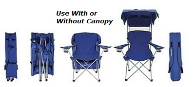 oversized folding chair with canopy