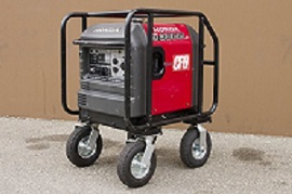 Honda EU3000is Portable Electric Generator with Wheel Kit for Food Truck, House, Farm, Job Site, Power Outage and more.