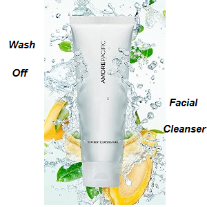AMOREPACIFIC Cleansing Foam Wash Off Facial Cleanser Wash. Dispense a pearl-sized amount, mosten with water and massage over your face to create a lather. Wash off facial cleanser with warm water.