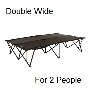 Kamp-rite DOUBLE Kwik Camping Cot Bed For Two people.