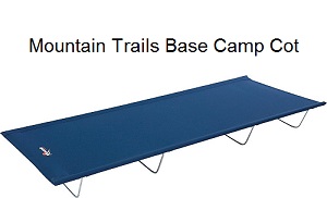 Low Profile Lightweight Mountain Trails Base Camp Cot.