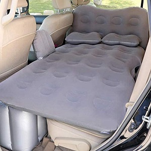 Car Air Bed Back Seat Inflatable Mobile Bedroom Mattress Camping Back Seat Extended Mattress for Travel.