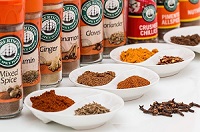 Various spices for cooking.